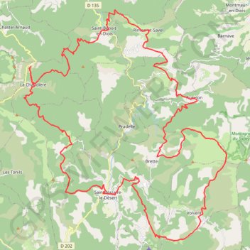 Tour de la Roanne GPS track, route, trail