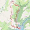 Balade à la presqu'île de Laussac - Thérondels GPS track, route, trail