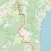 GR20 De Vizzavona à Conca (Corse du Sud) GPS track, route, trail