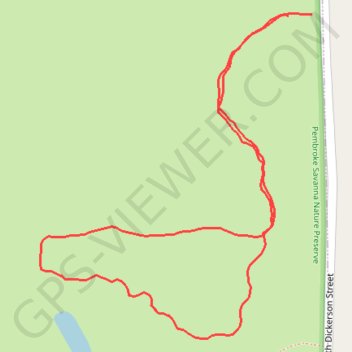 Pembroke Savanna Nature Preserve GPS track, route, trail