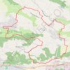 Montceau (Isère) parcours GPS track, route, trail