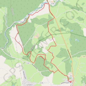 Plombières-les-Bains GPS track, route, trail