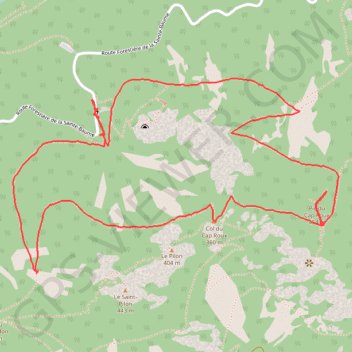 Tour du Cap Roux GPS track, route, trail