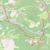 Les Granges de Gauron GPS track, route, trail