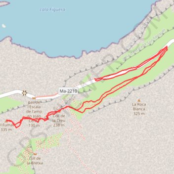 El Fumat GPS track, route, trail