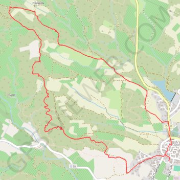 Les capitelles de Laure Minervois GPS track, route, trail