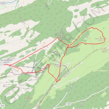 Chasseral ski de rando GPS track, route, trail