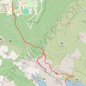 Cret Saint michel et sugiton benb GPS track, route, trail