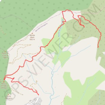 Sentier Vallée d'Arone GPS track, route, trail