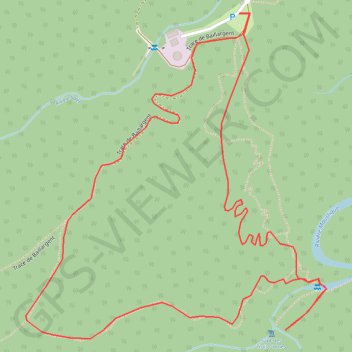 🚶 Trace du Saut des Trois Cornes GPS track, route, trail