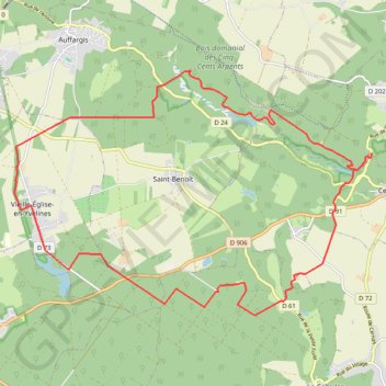 Les Vaux de Cernay - Vieille-Église-en-Yvelines GPS track, route, trail