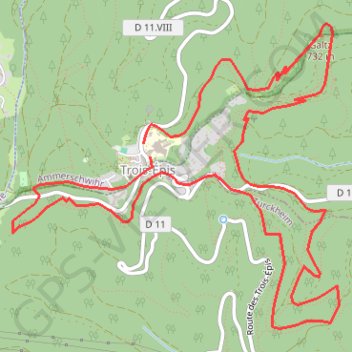 Autour de Trois - Épis GPS track, route, trail