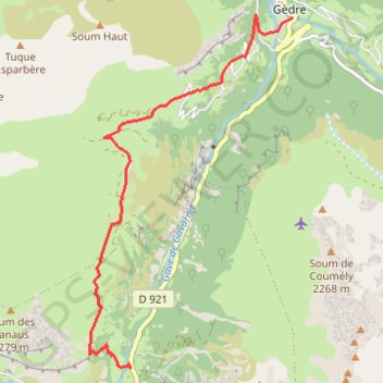 Traversée du plateau de Saugué GPS track, route, trail
