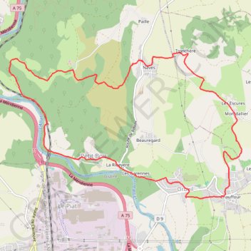 Marche Orbeil GPS track, route, trail