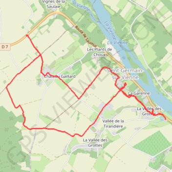 Les hauts de Saint Germain GPS track, route, trail
