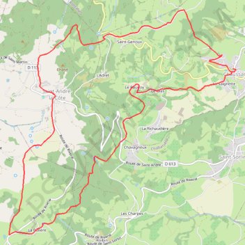 Chaussan Brûle Fer GPS track, route, trail