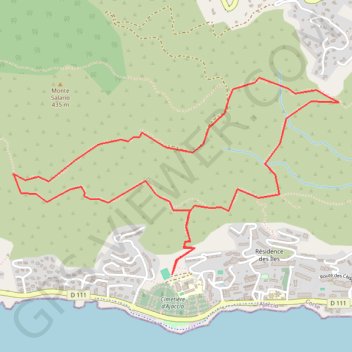Sentier des crêtes - petite boucle GPS track, route, trail