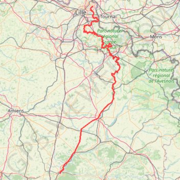 Paris-Roubaix 2013_Paris-Roubaix 2013 GPS track, route, trail