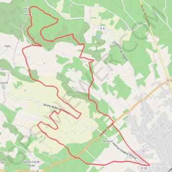 LES HAUTS DE GAILLAC GPS track, route, trail