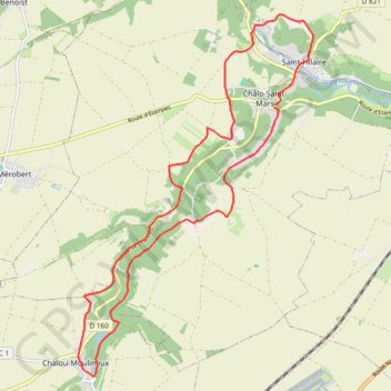 Chalo Saint Mars GPS track, route, trail