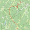 Crêtes des Vosges - De Schallern à Sainteinlebach GPS track, route, trail