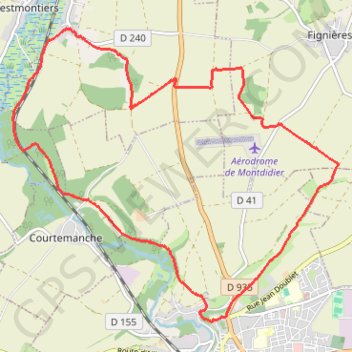 Circuit de Saint-Martin - Montdidier GPS track, route, trail