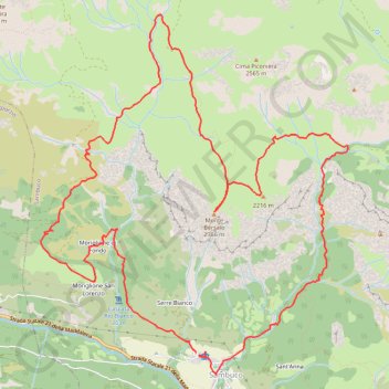 Monte Bersaio GPS track, route, trail
