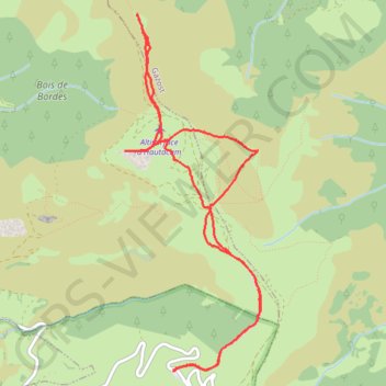 Le pic d'Hautacam et autres monts sous nos pieds GPS track, route, trail