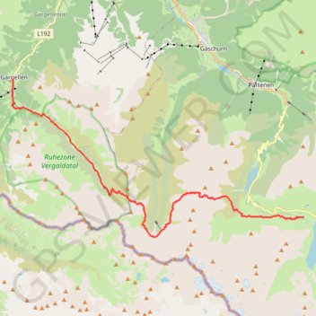 Via-Alpina R63-R64 - Gargellen - Madlener Haus GPS track, route, trail