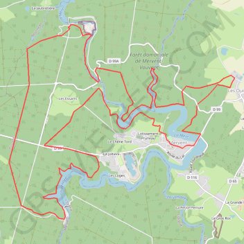 _mervent_23k GPS track, route, trail