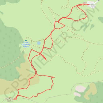 Cap Nestes GPS track, route, trail