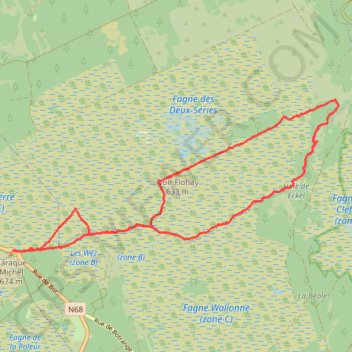 Le Noir Flohay GPS track, route, trail