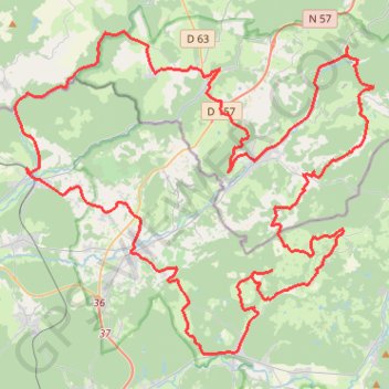 La route des Chalot : GPS track, route, trail
