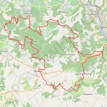 La Rozière GPS track, route, trail