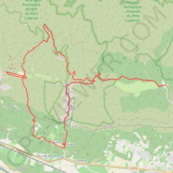 Gorges-de-Régalon - Petit Luberon GPS track, route, trail
