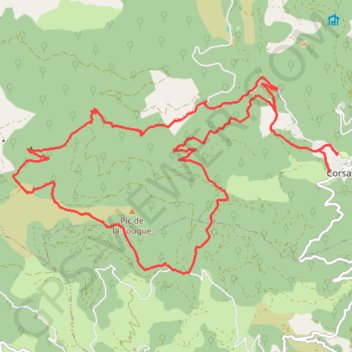 Haut Vallespir - Le tour de la Souque GPS track, route, trail