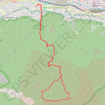 Carpiagne par source et Sabatier - Retour Boucar Source GPS track, route, trail