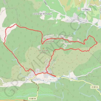 Le Cirque de Mourèze GPS track, route, trail