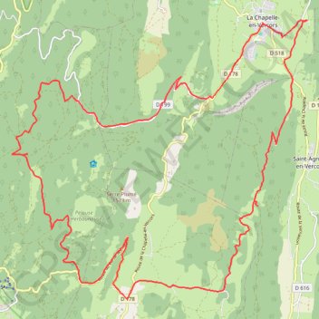 Col de la Chaux et de Carri GPS track, route, trail