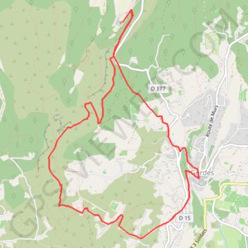 Sénanque-Gordes GPS track, route, trail