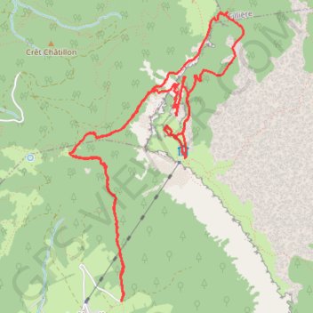 Boucle du Parmelan GPS track, route, trail