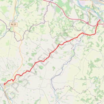 AuvillarLectoure GPS track, route, trail