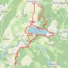 Lac de Chalain GPS track, route, trail