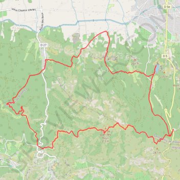 Tour des Gaudres GPS track, route, trail