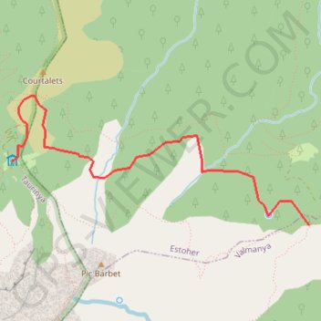 Ras del Prat à Cortalet GPS track, route, trail
