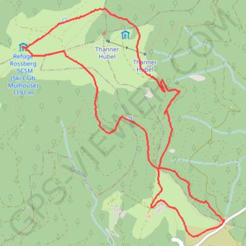 Tour du Rossberg GPS track, route, trail