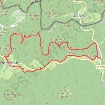 A la découverte du château de Froensbourg GPS track, route, trail