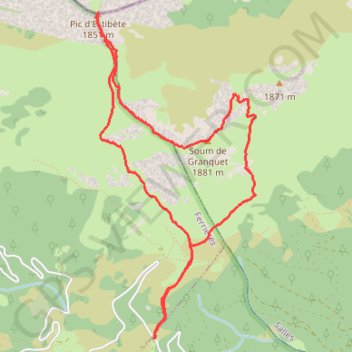 GRANQUET 2:24:08 PM GPS track, route, trail