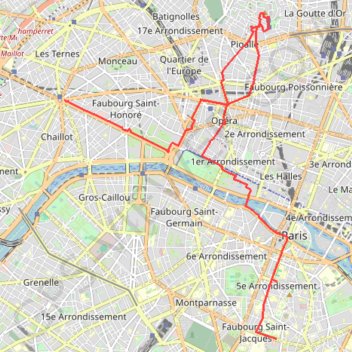 LUMIERES GPS track, route, trail
