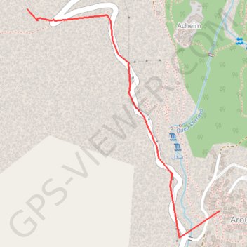 Maroc - Haut Atlas - Jontée au gite d'Around GPS track, route, trail